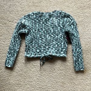 NWT blue tie sweater